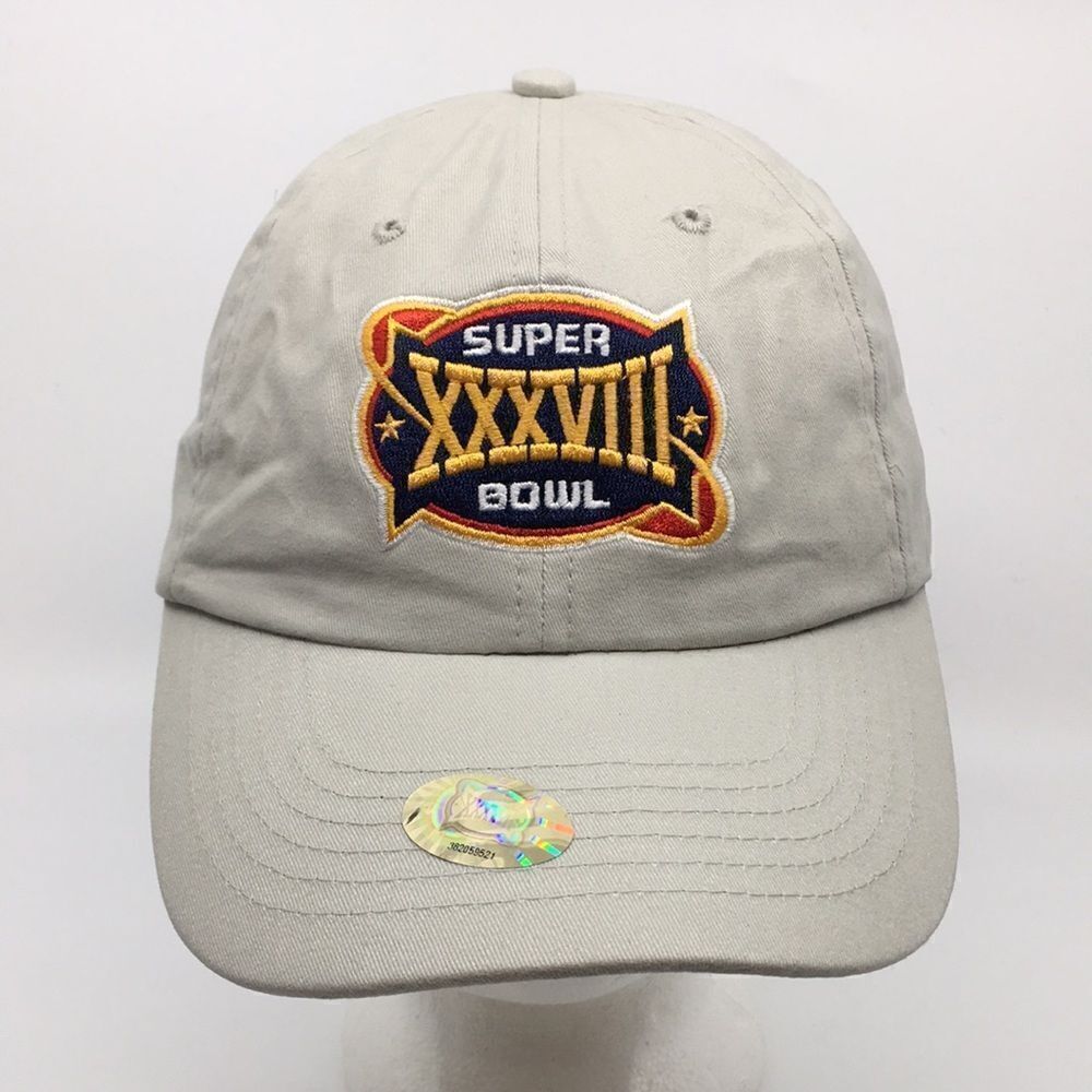 Super Bowl XXXVIII (Patriots won) cotton hat baseball cap adjustable backstrap